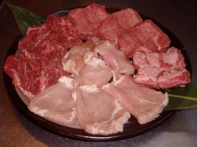 焼肉盛り合わせ(並)